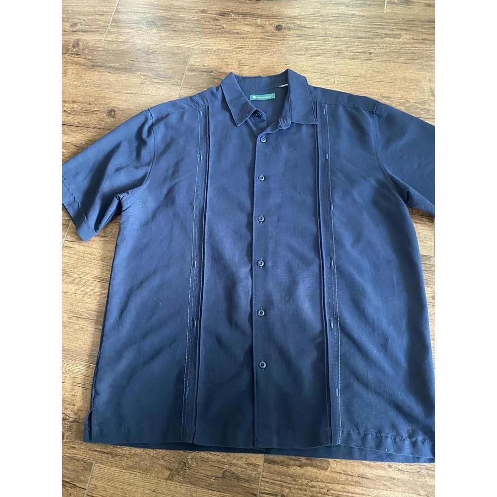 Cubavera Guayavera L Button-Down Shirt